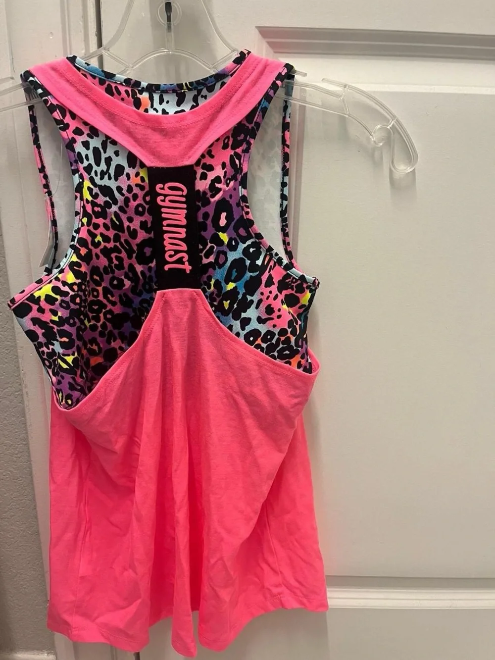 Size 10 justice life kids gymnastics tank top new with tags